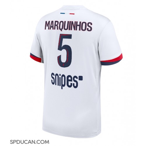 Muški Nogometni Dres Paris Saint-Germain Marquinhos #5 Gostujuci 2025-26 Kratak Rukav